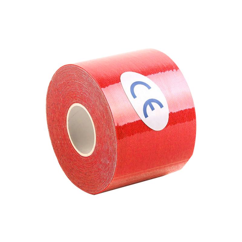 5M * 2.5Cm Kinesiologie Tape Atletische Spier Ondersteuning Sport Physio Therapeutische Tape Elastische Sport Bandage Spier Sport Veiligheid: Rood