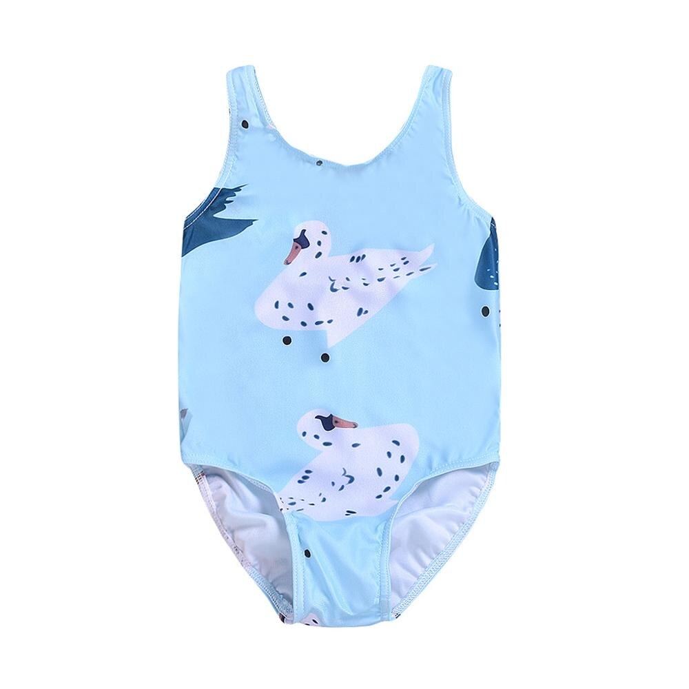 children swimwear for girls Polyester swimsuit kids bathing suit One pieces Jumpsuit Cartoon Printed Bikini Swimwears sets K0301: 2-3 Years