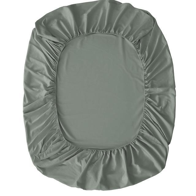 30 enfärgade 600tc egyptiska bomullsdukar madrassöverdrag med runtom elastiskt gummiband lakan sängkläder #s: -byf-cl -05 / 150 x 200 x 25cm