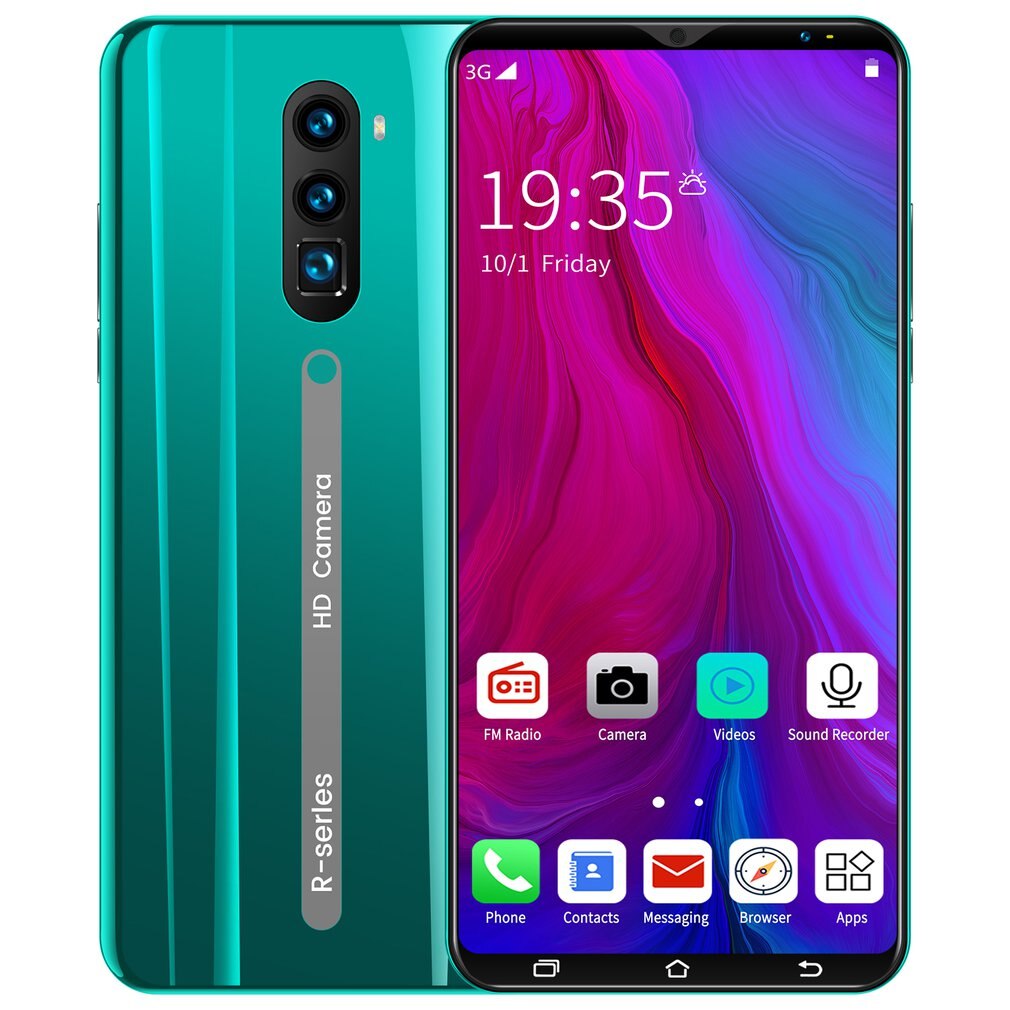 3g smartphone 5.0 Polegada tela cheia android tela hd smartphone máquina de desbloqueio impressão digital 4 + 64g memória flash