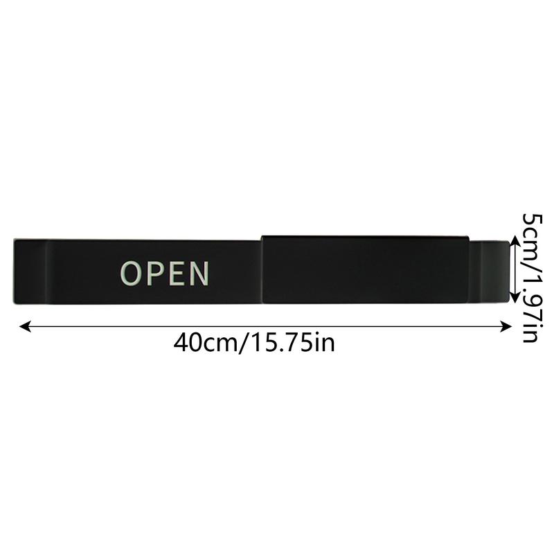 Open Closed Sign Open Signs Privacy Slide Door Indicator Slider Door Indicator Double Sided Visibility For Stores