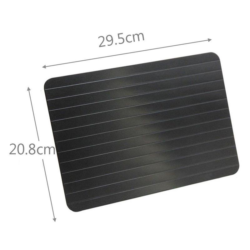 Magisk hurtig opfrysning af mad optøningsbakke kødribben optøningsbræt optø mad på få minutter aluminium