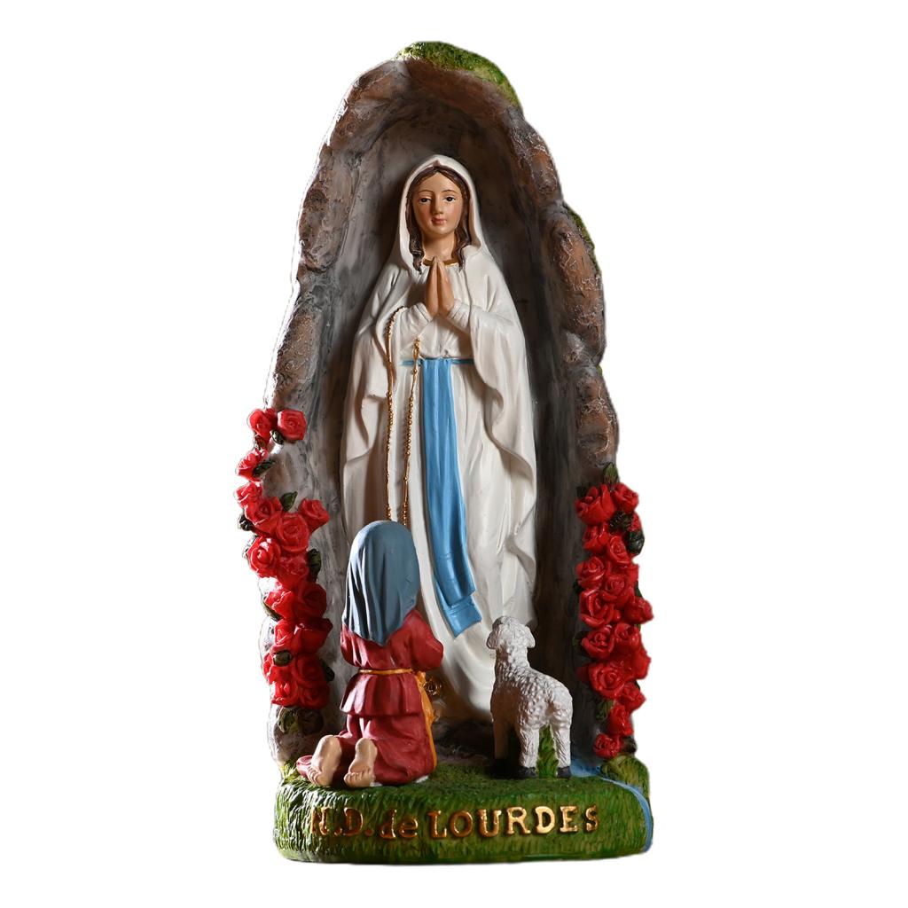 8 &quot;Gezegend Saint Virgin Mary Standbeeld Sculptuur Christian Jezus Christus Figuur Huwelijkscadeau Kerst Thuis Decors Ornamenten
