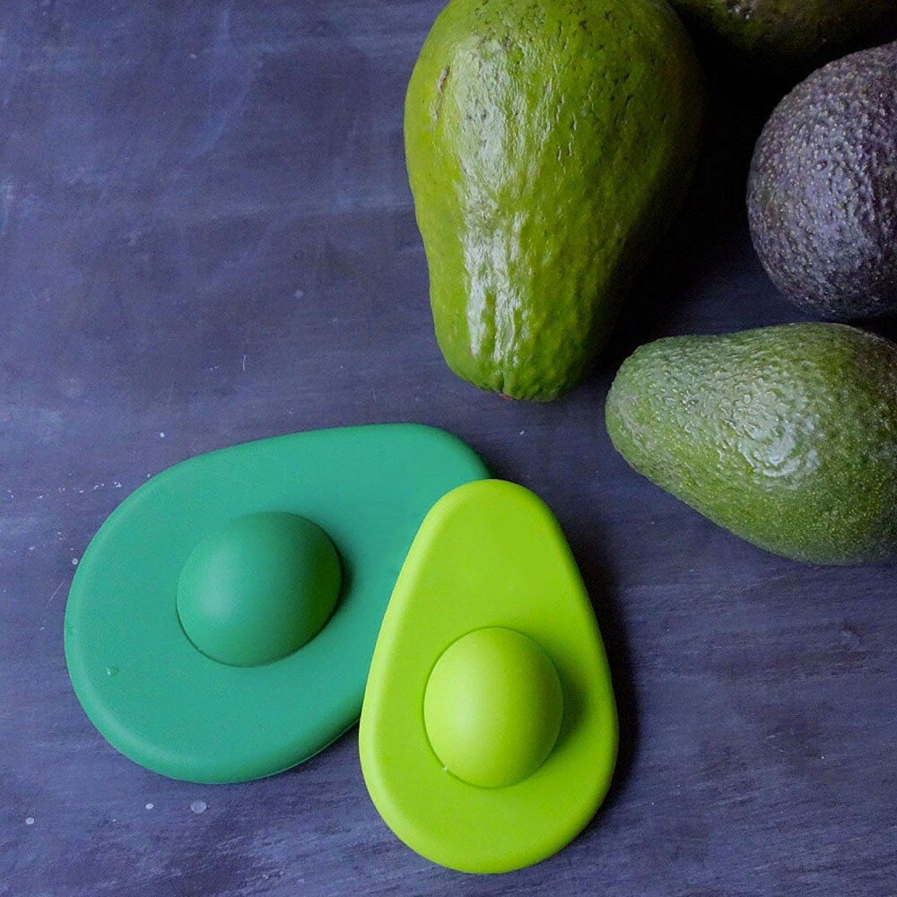 Silicone Veggie Verse Cover Avocado Verse Cover 2 Stuk Set Van Avocado Verse Cover