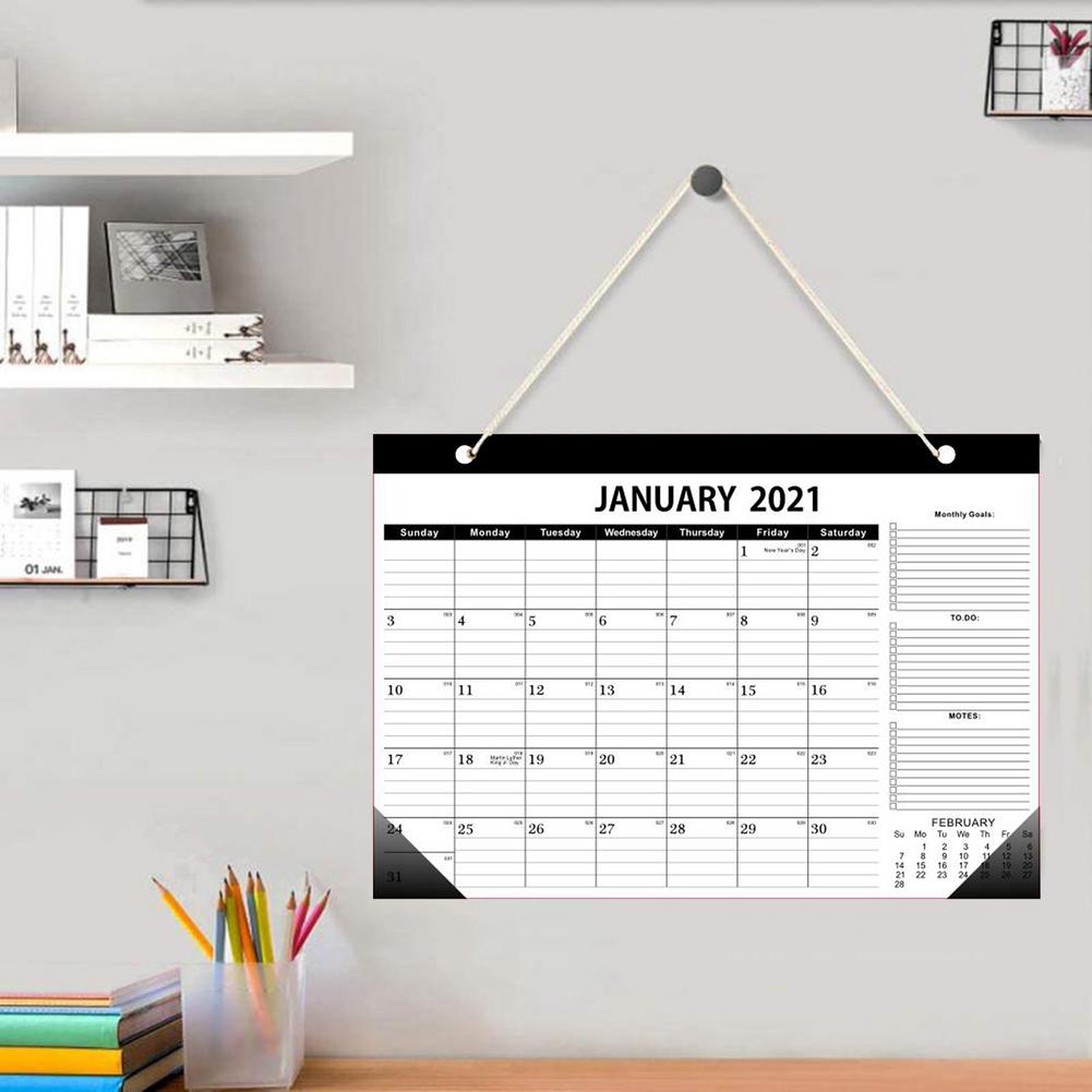 Calendar Wall Calendar Erasable Vertical Monthly Annual Planner Desk Calendar Portable Desk Calendars Schedule Planner