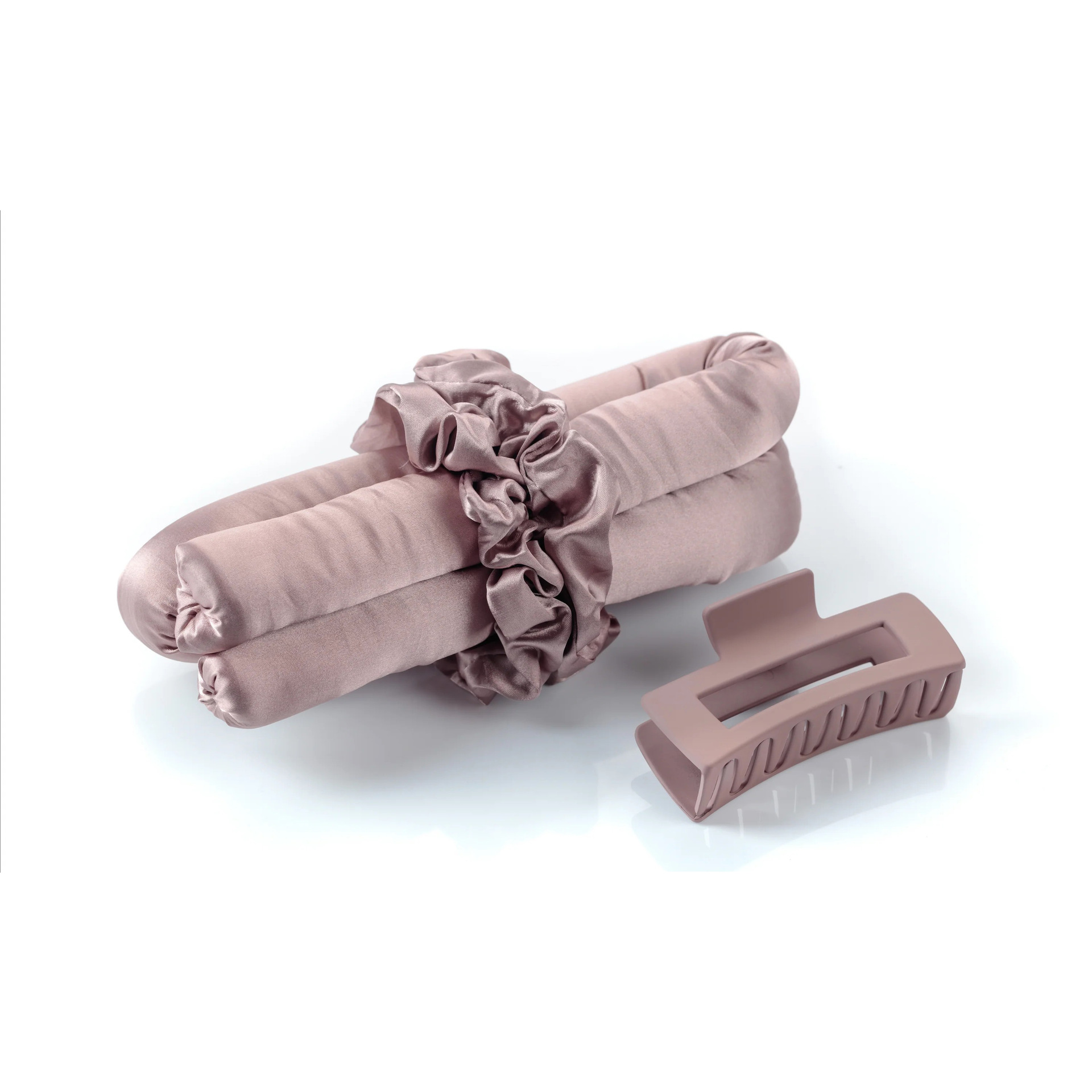 Heatless Curling Rod Headband No Heat Hair Curlers Ribbon Hair Rollers Sleeping Soft Curl Bar Wave Formers DIY Hair Styling Tool: PURPLE