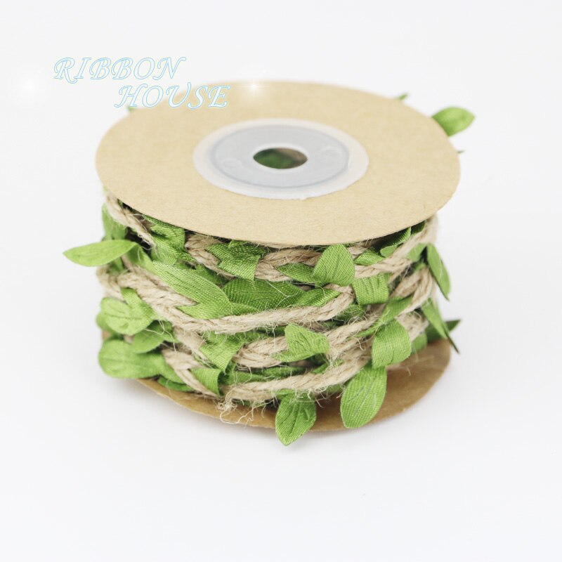 (5 meters/lot) 5mm Leaf hemp rope braided with gre... – Grandado