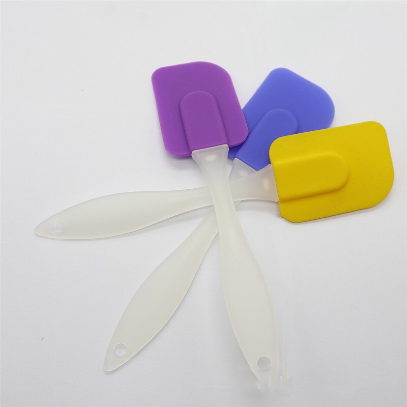 18cm Silicone Spatula Detachable Cake Baking Tool Cream Spatula Small Silicone Spatula Cake Bread Butter Baking Tools
