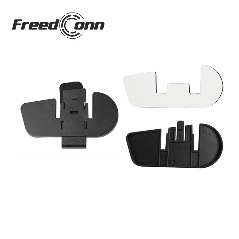 Freedconn Ky Pro Bluetooth Helm Headset Intercom Clip Mount Lijmbasis Eenvoudige Installatie: WHITE