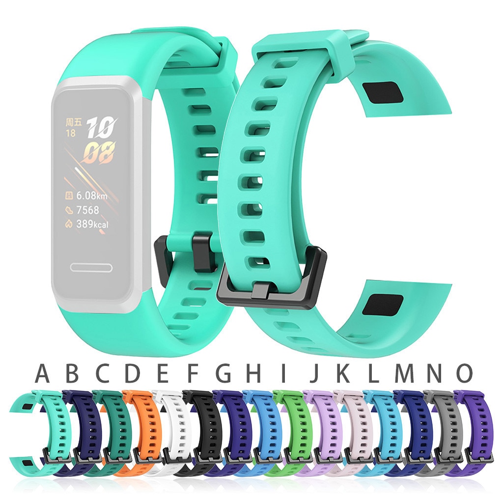Cinturino da polso Per Huawei 4 Astuto Della Vigilanza di Sport Morbido Cinturino In Silicone di Ricambio Smart wristband Accessori di Ricambio Fascia Da Polso: A