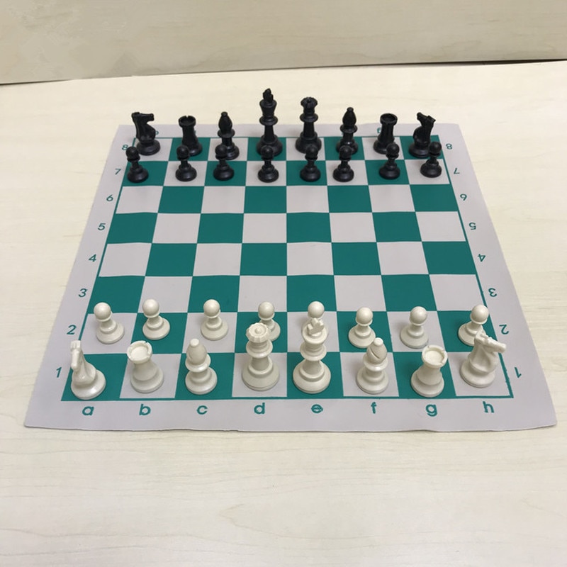Tablero de ajedrez educativo para niños, tablero de ajedrez educativo de de 34,5x34,5 cm/42x42cm de PVC para juegos educativos