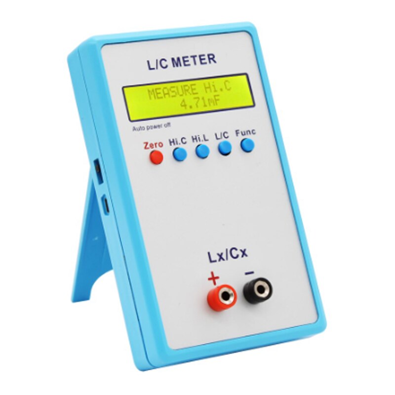 LC-200A Hoge Precisie Inductantie Capaciteit Meter Handheld Inductie Meter Capaciteit Meter Lc Digitale Brug Tester