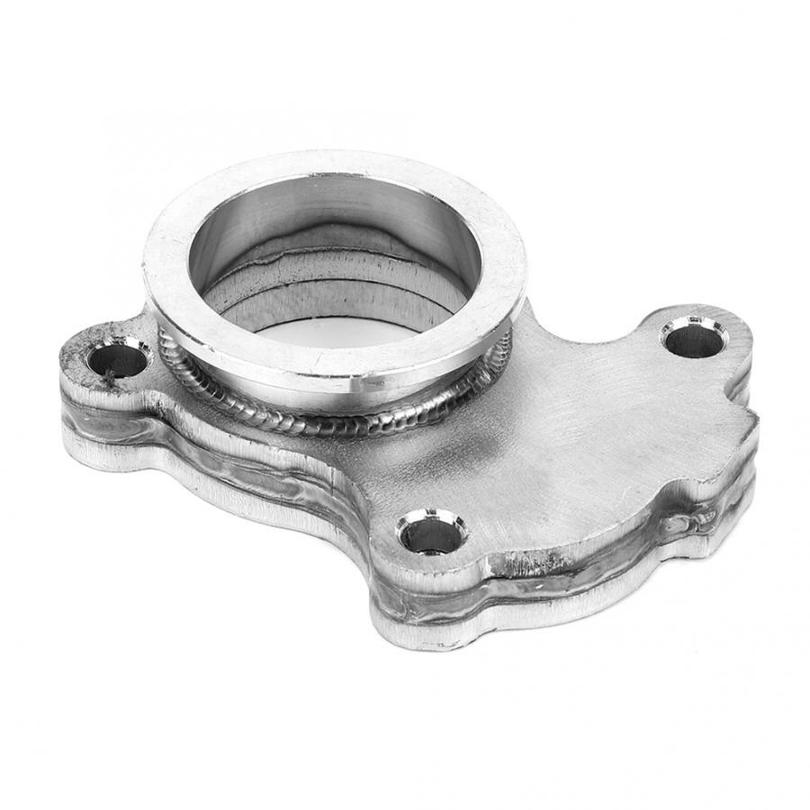 GT15 Turbo Waste Gate Outlet Exhaust Gasket Adapter with 2in V Band Flange Turbo Outlet Adapter Exhaust Housing