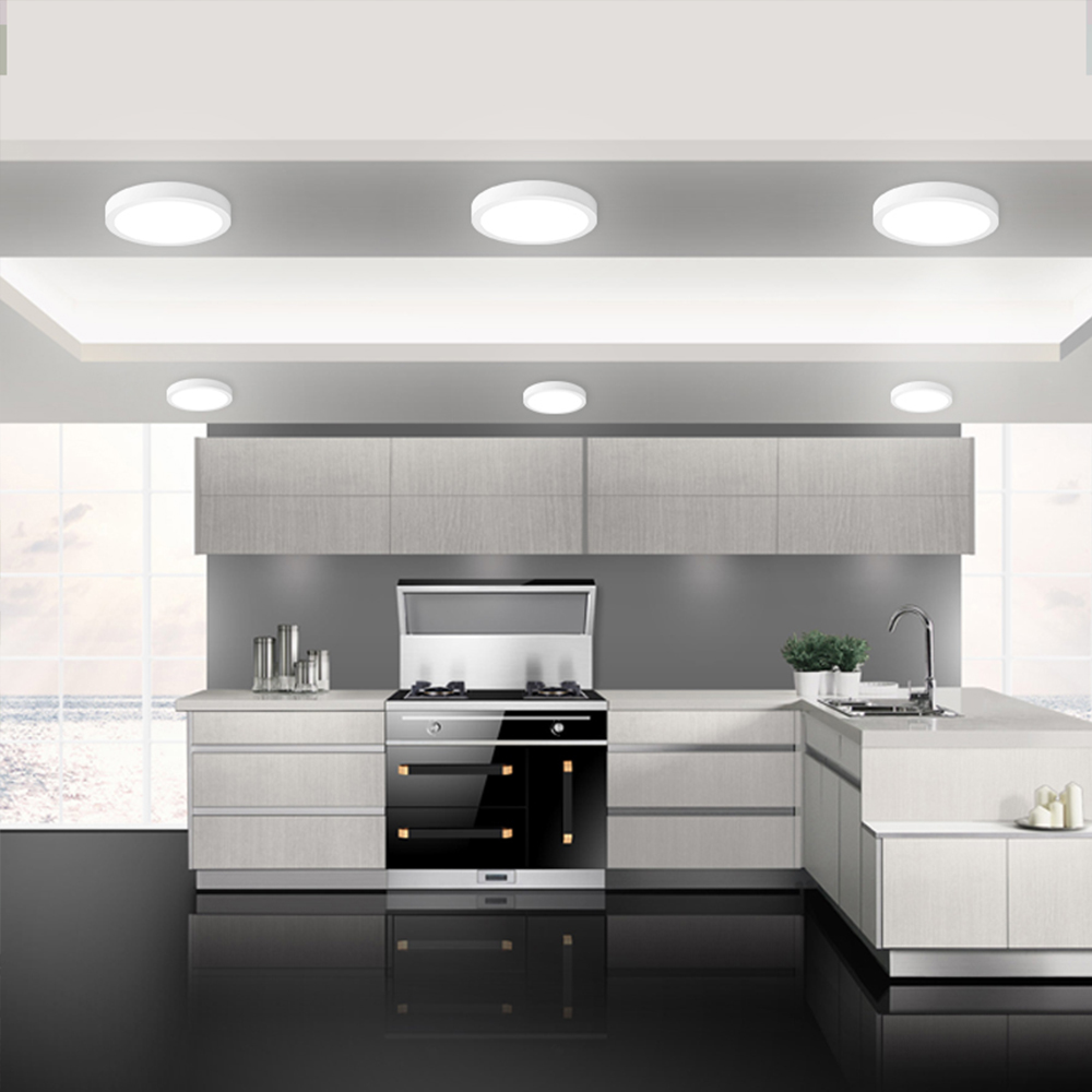Hartisan ultratunn led panel taklampa enkel led rund fyrkantig lampa 3000k/4000k vardagsrum korridor inomhusljus