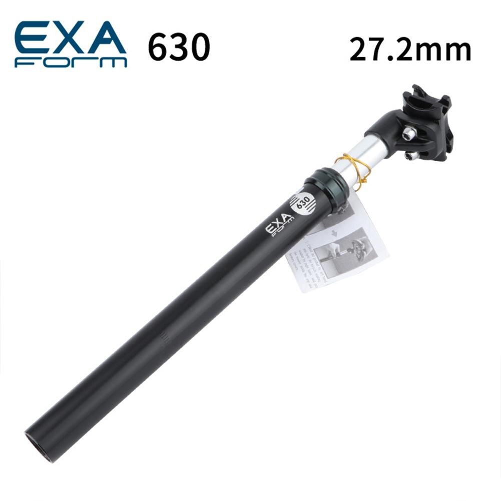 QAINKUN Zadelpen Lange Aluminium Fiets Zadelpen 27.2/31.6/33.9mm Diameter Dropper Zadelpen 580mm Fiets Zadelpen (Zwart 31.6X500mm