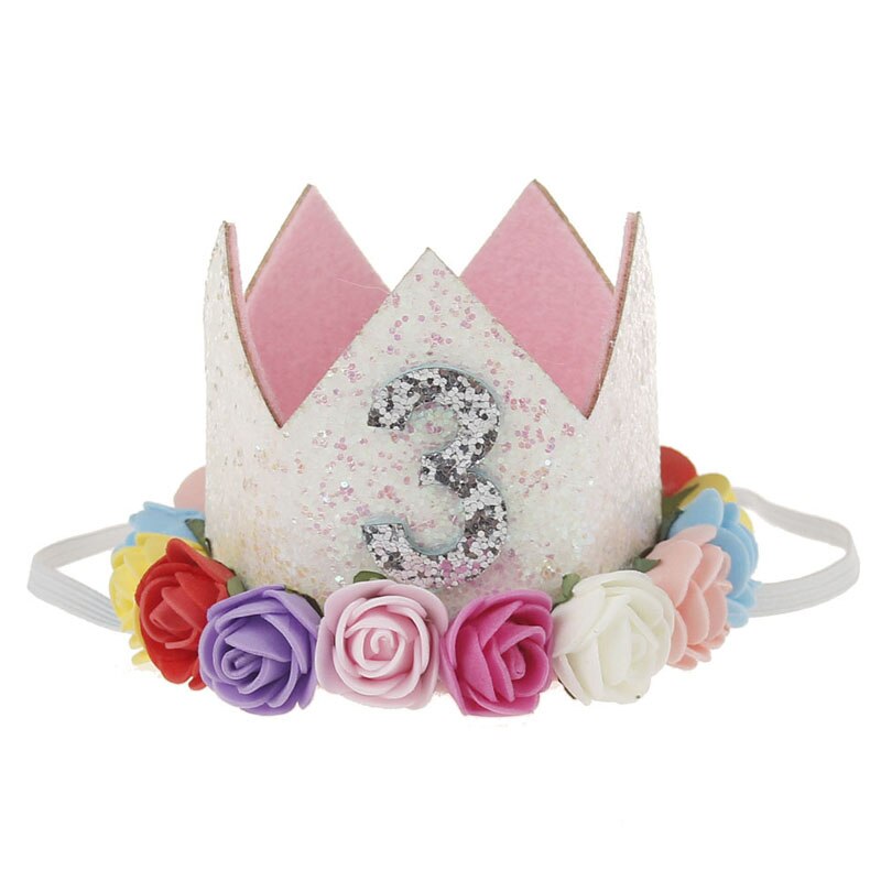 Decoraciones para de cumpleaños de niños, 1, 2 y 3 años, globos de cumpleaños, celebración de bebé, niño y niña, corona de de cumpleaños, sombrero: 10