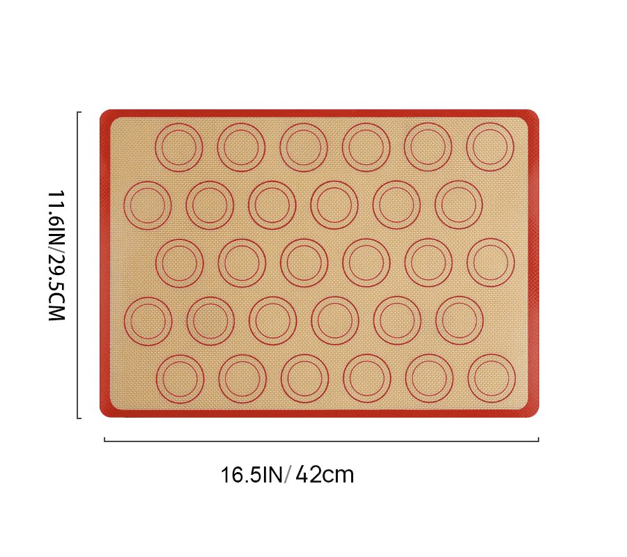 Non-stick Siliconen Bakken Mat Geperforeerde Oven Sheet Liner Voor Cookie Pastry Pad Ademend Brood Bakken Tool Warmte-slip Pad: 11