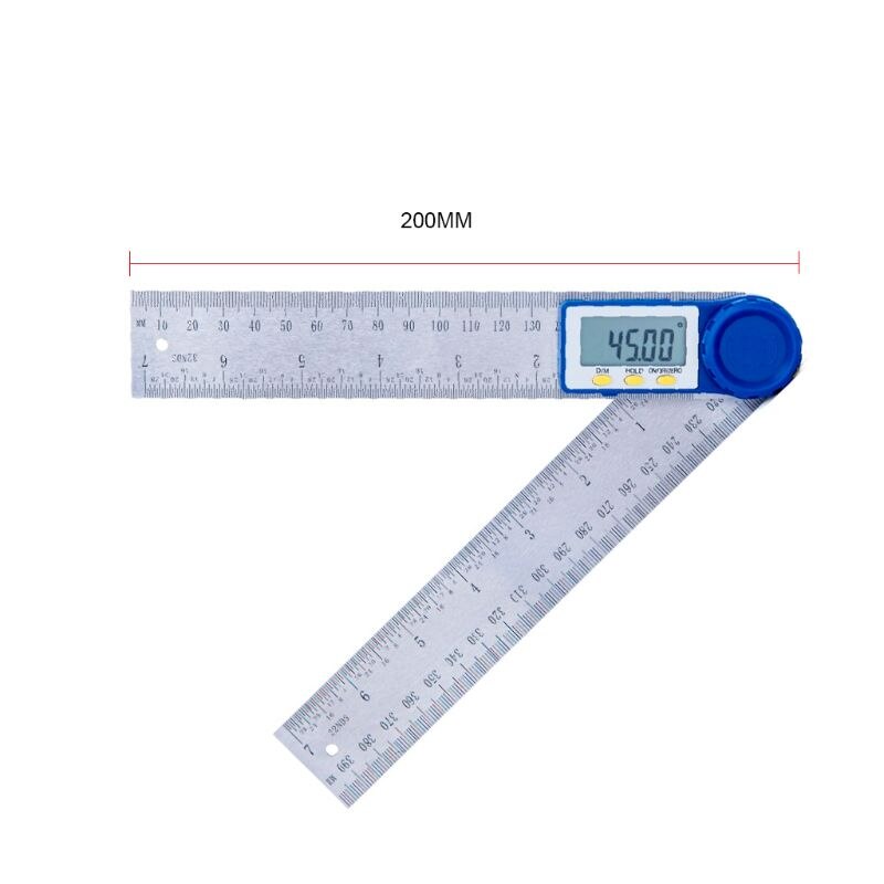 Universal High Precision Digital Display Protractor Multifunctional Woodworking Tool Measuring Instrument 360 Measuring Angle