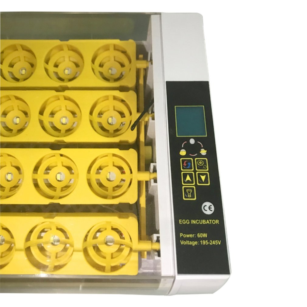 Upgraded version 24 Eggs Automatic incubator with illuminated egg function neutral and no logo Digital Turning