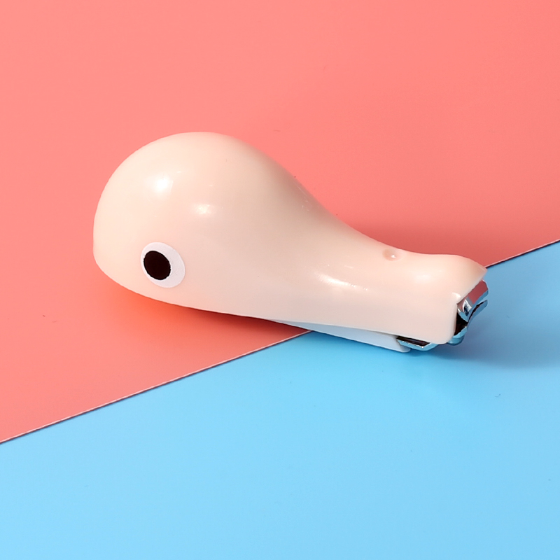 Cartoon Edelstahl Nagel Clippers Trimmer Delphin Nagel Clippers Nagel Clipper Werkzeuge Baby Nagel Pflege: Pink Dolphin