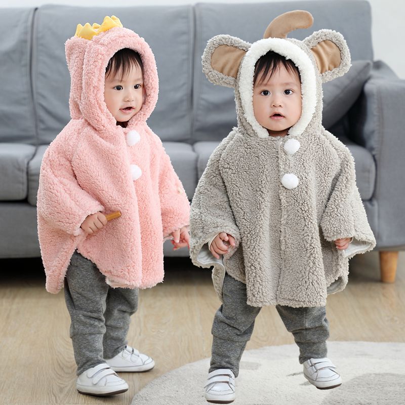 Schattige Baby Meisje Jas Mantel Cartoon Lente Herfst Winter Schattige Baby Jongen Poncho Cape Zuigeling Peuter Pasgeboren Jas Uitloper