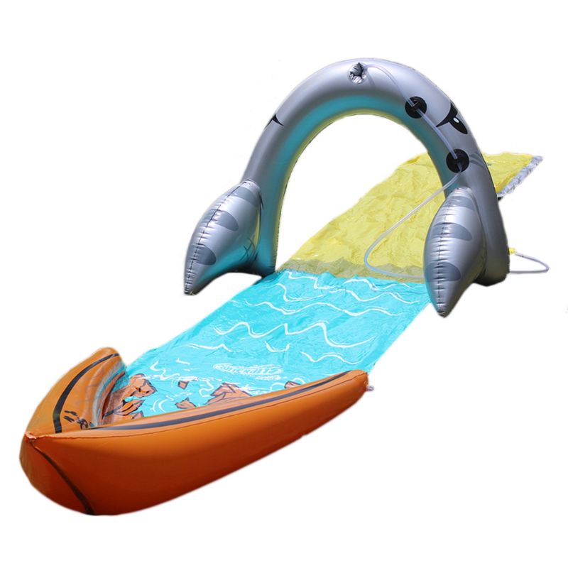 Strand Wasser Spray Surfbrett Outdoor Kinder Erwachsene Waterslide Hinterhöfe Pool K92D: 1