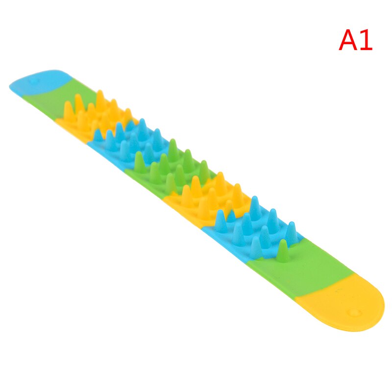 Classic Toy Antistress For Children Autism Spiky Slap Bracelet Silicone Spike Fidget Bracelets Office School Classroom Sensory