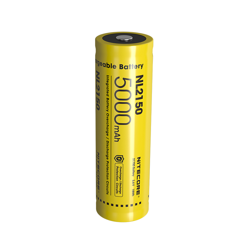 NITECORE 21700 Li-Ion Oplaadbare Batterij NL2150 5000mAh 3.6V Overbelasting Ontlading Bescherming Circuits voor Nitecore Zaklamp