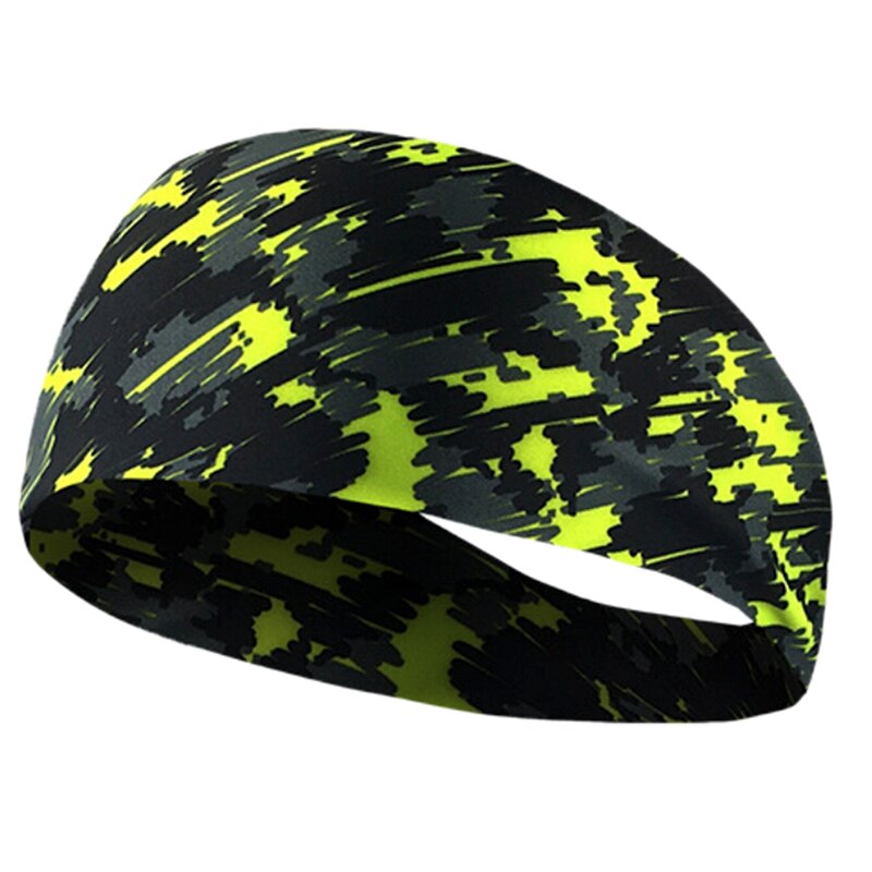 Fietsen sportschool stretch sport haarbanden zweet hoofdband zweetband willekeurige kleur