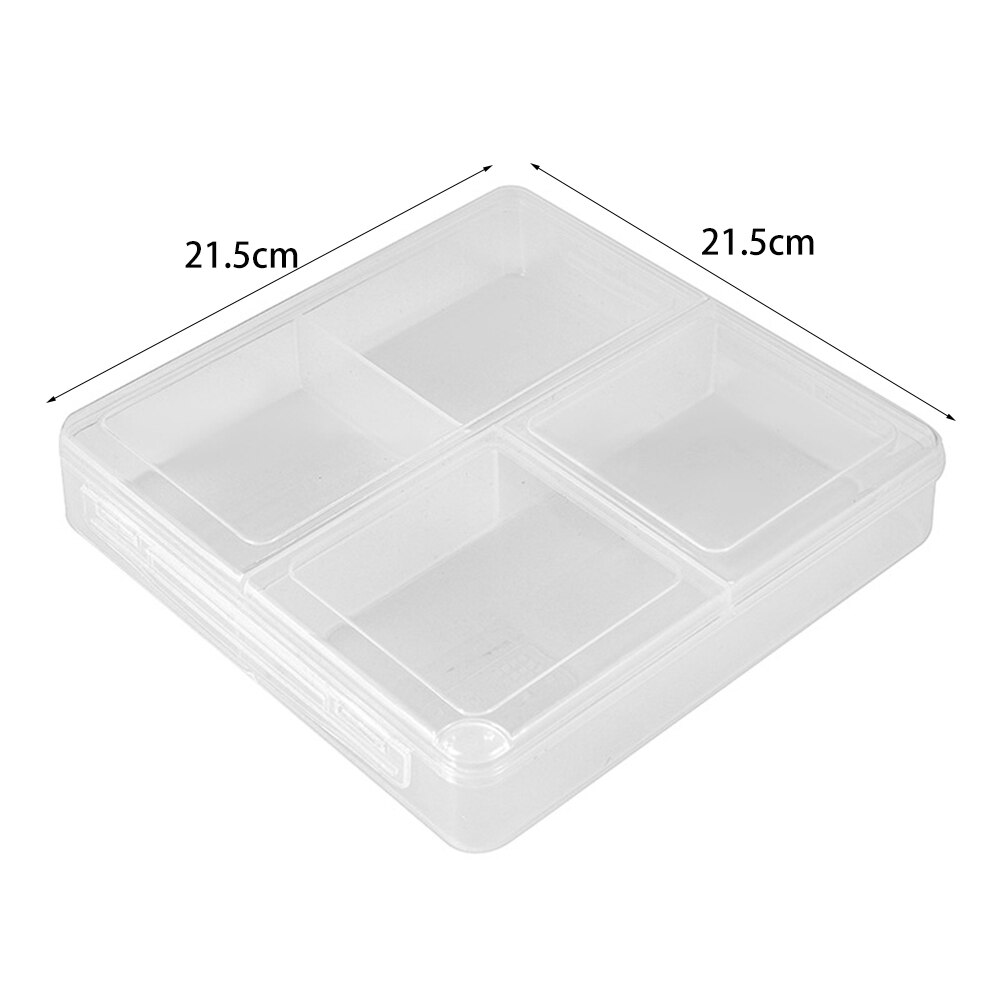 Food Fresh Storage Box Containers Kitchen Fridge Organizer Case Keep Separate Plate Tray Fruits Vegetables Fish Meat Organizer