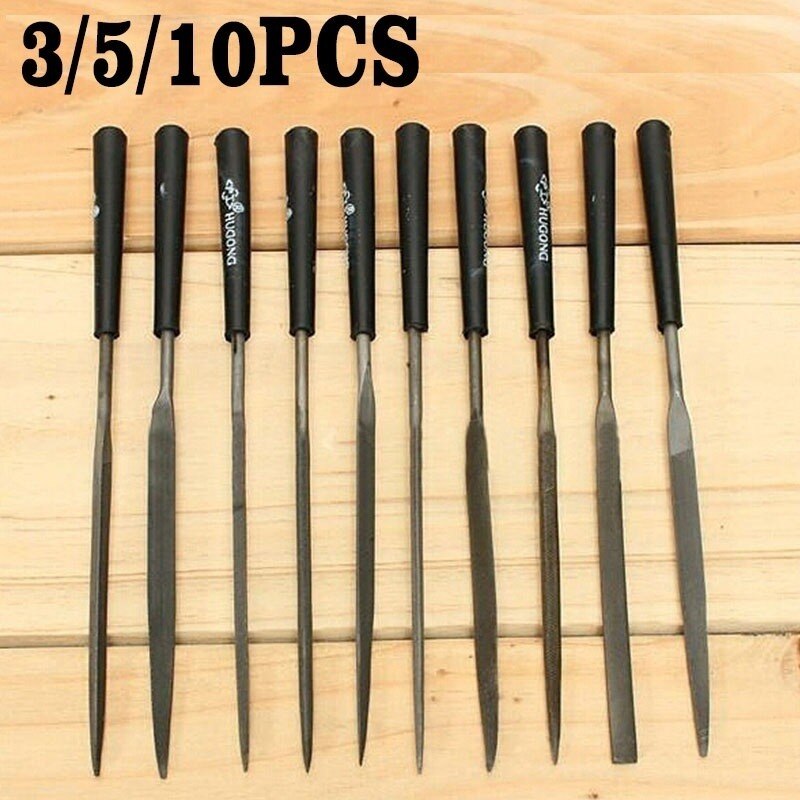 3/5/10 st diamant nål fil set filer reparation verktyg nål fil set för metall glas sten smycken träsnideri hantverk  s8 kca 64