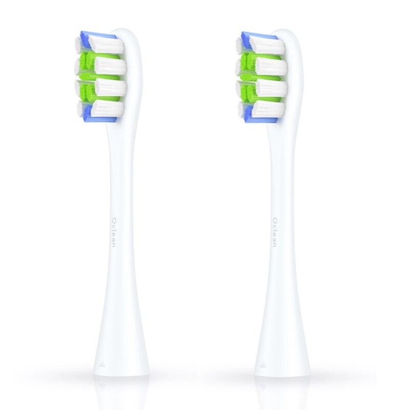 Xiaomi Oclean ONE/X/Z1/SE/AIR cabezales de cepillo de repuesto 2 uds cabezales de cepillo limpieza profunda alimentaria PP saludable para cepillo de dientes sónico: White