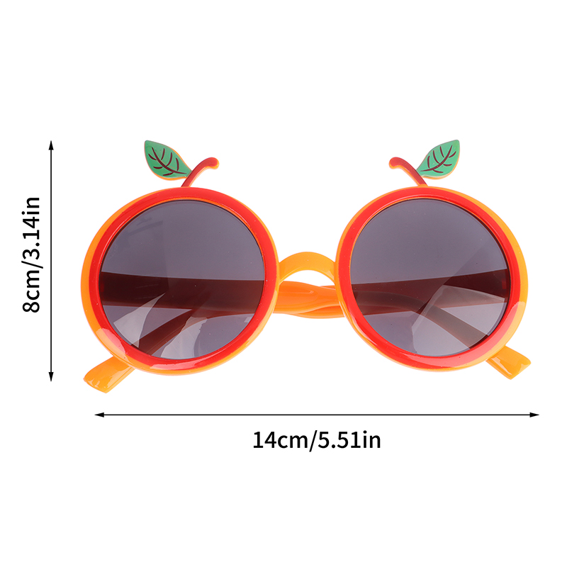 Mandarijn Zonnebril Strandfeest Oranje Fruit Feest Decoratie Grappige Bril Bruiloft Hawaiiaans Evenement Aanbod: Deep Sapphire