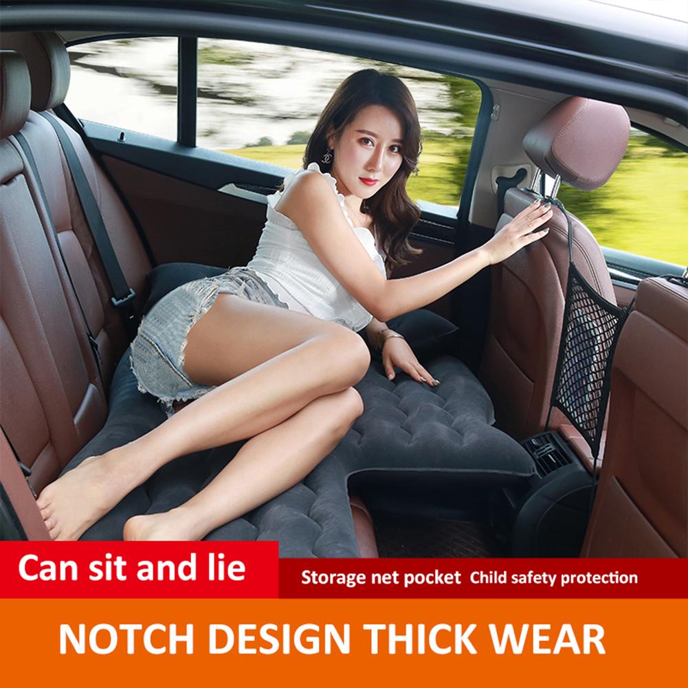 Groot opblaasbaar luchtbed voor in de auto met pomp, vochtbestendig, opblaasbaar bed voor in de auto, vrachtwagen, suv, reismatras, luchtbed voor in de auto