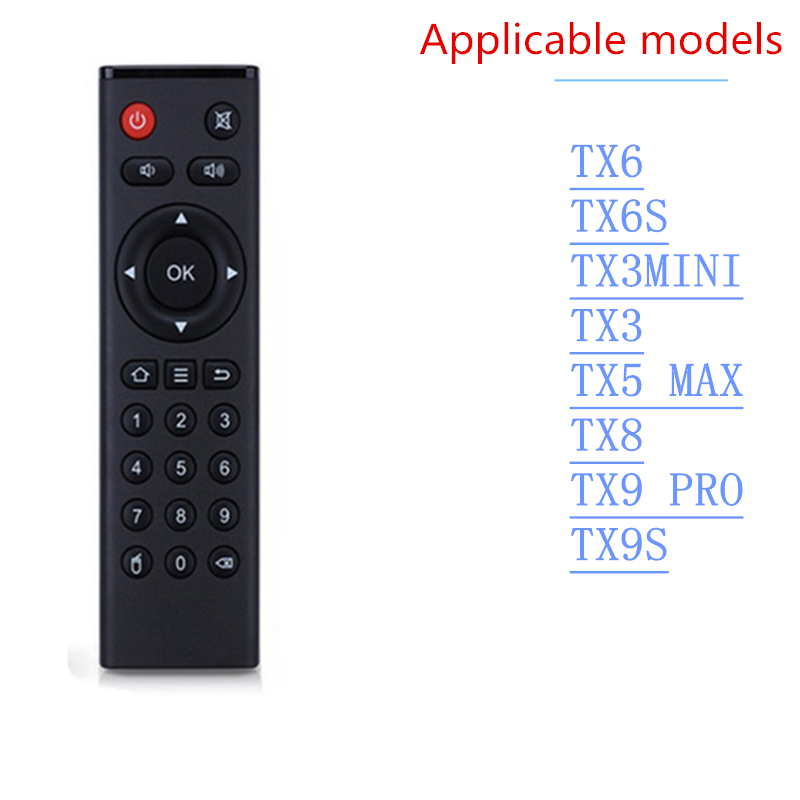 Mando a distancia IR para Android TV Box H96 max/tX6/X96q/X88 pro/HK1 box/H50/TX3mini/T95 plus/a95x f4, Control remoto de repuesto