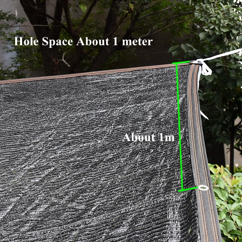 Anti-UV Sunshade Net Outdoor Awning Balcony Succulent Plant Cover Shelter Shading Net Swimming Pool Shade Sail 95% Shading Rate