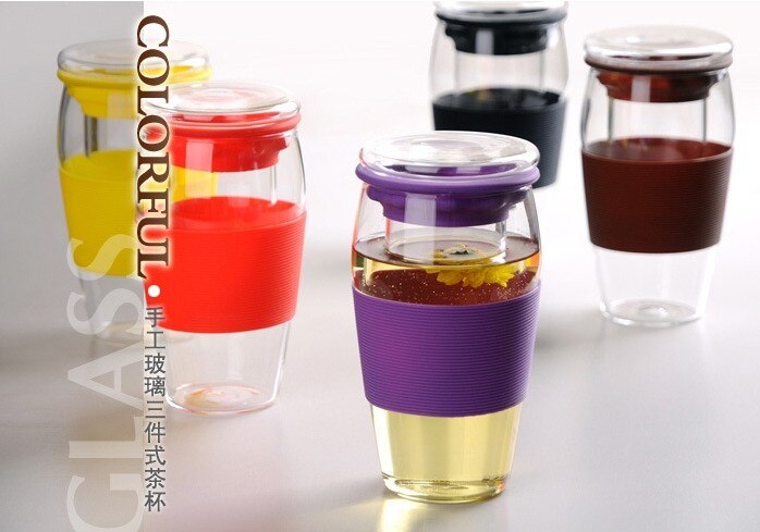1PC nouveauté magnifique couleur unique verre tasse 60s0ml OL 0138