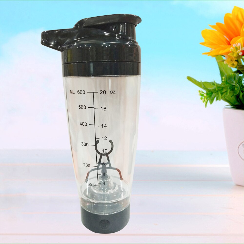1 Pc Protein Shaker Bottle Vortex Mixer Automatic Battery Operated 600ml Portable Stirring Shaker