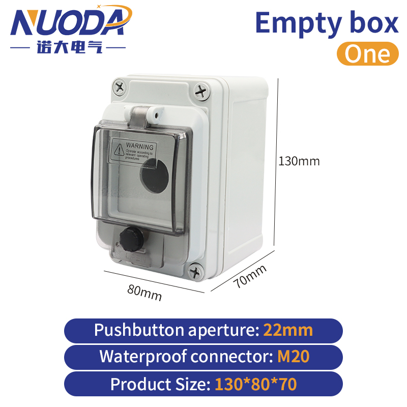 Emergency Stop Control Box Outdoor Button Switch Box With Protective Cover Waterproof Urgent Stop Button Control Box IP67: army green