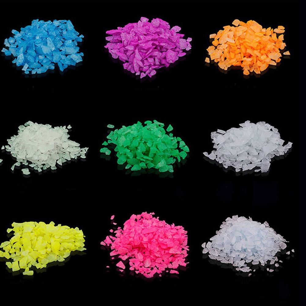 Piedras fluorescentes luminosas que brillan en la oscuridad, accesorio decorativo para jardín, decoración artesanal, para fiestas, vacaciones y deseos