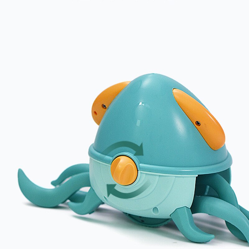 Bad Dusche Octopus Uhrwerk Spielzeug Baby Baden schwimm Spielzeug Seil Gezogen Krabbeln Krabben Auf Land Und Wasser Jungen Mädchen Kinder