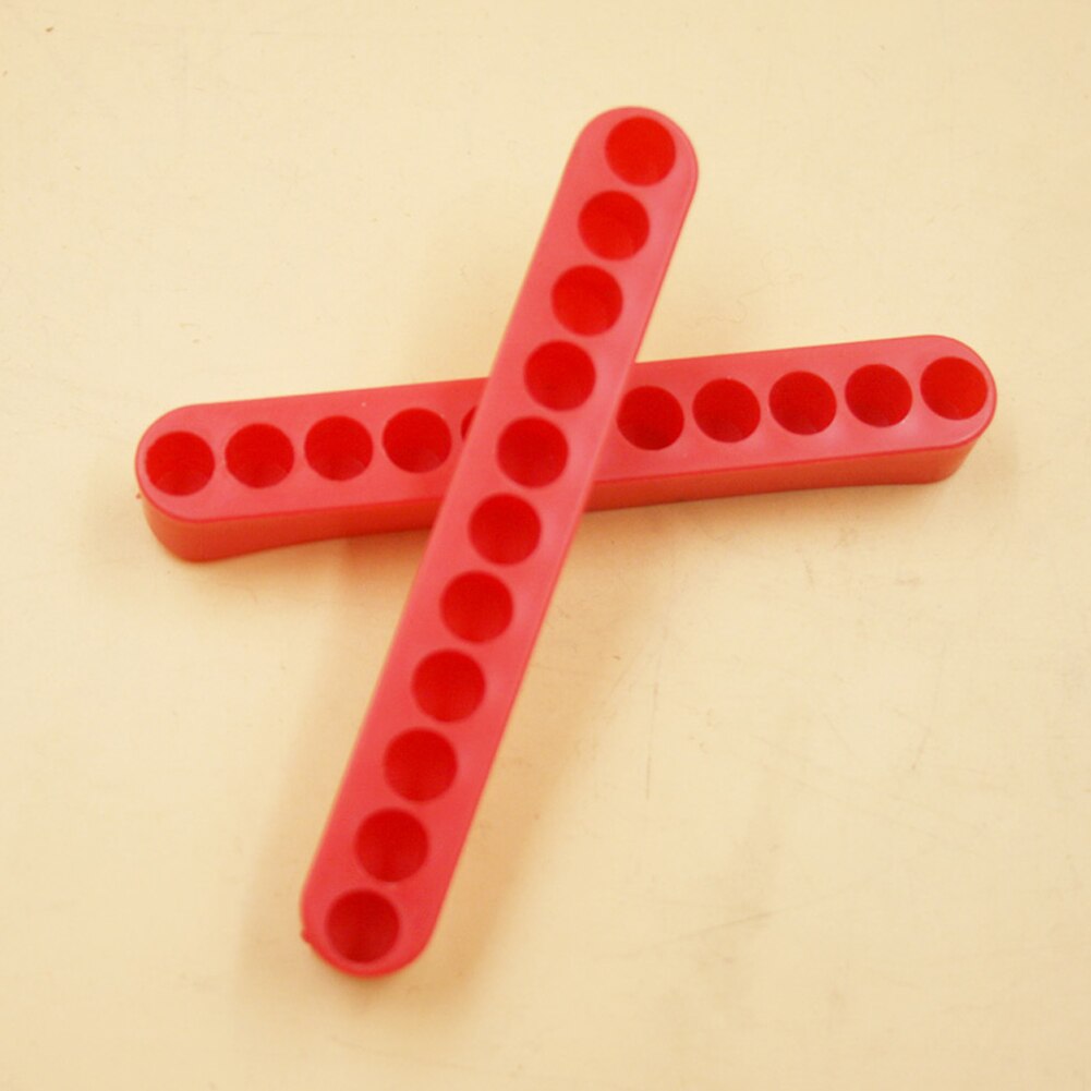 Durable Block Storage Security Box Screwdriver Bit Holder Organizer Red 11 Hole Portable Case Extension Hex Handle Long Neat