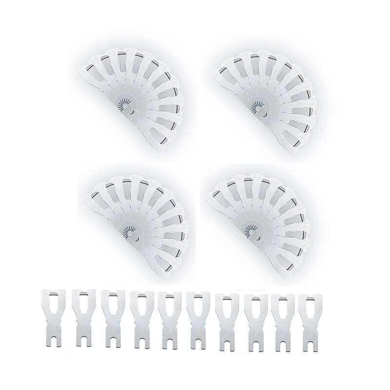 50Pc Blades For PVC Vinyl Flooring Trimming Skiving Knife Plastic Floor Construction Tools: Default Title