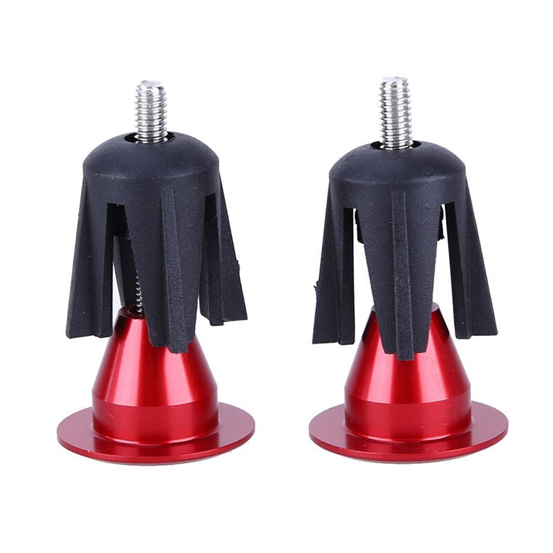 1 paire vélo poignée guidon embout en alliage d'aluminium serrure vtt montagne poignée barre embouts pour vélo guidon accessoire