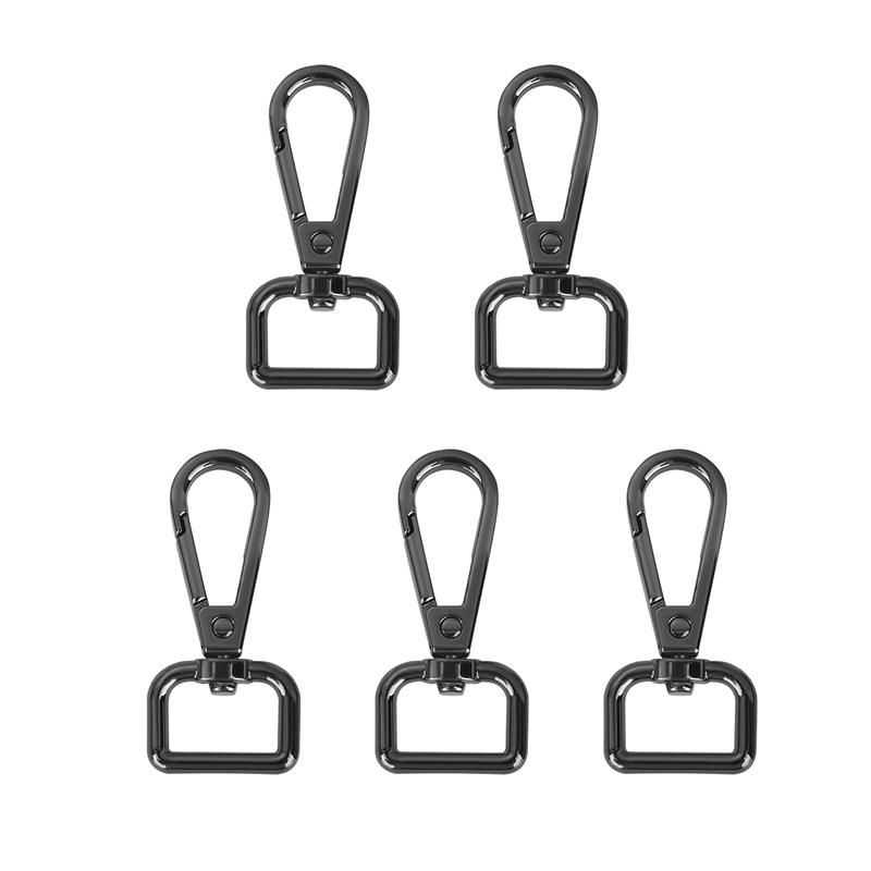 5 uds cierres giratorios aleación Metal cordón ganchos a presión Clip gancho para llavero bolsa llaveros fabricación de joyería artesanía accesorios de costura: 4 # / Cobre envejecido