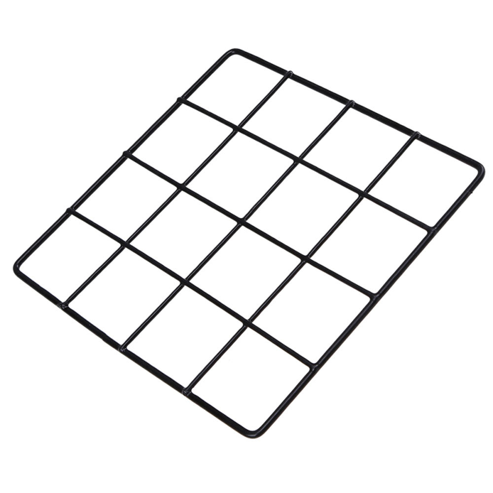 20x20cm Nordic Metal Mesh Grid DIY Wall Photos Postcards Wall Art Display Mesh Organizer Pictures Frame Holder Home Decor