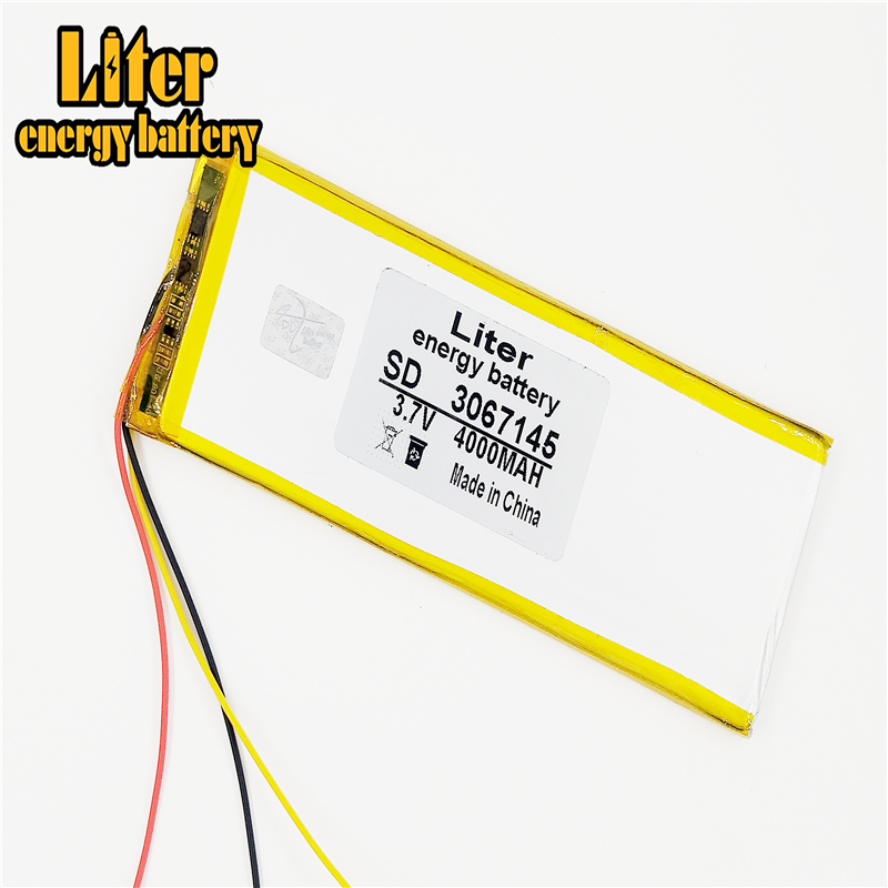 3 line Polymer lithium batteries 3.7V 4000mAh 3067... – Vicedeal