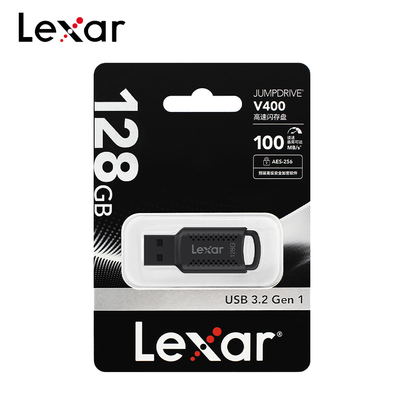 Lexar USB3.2 JumpDrive V400 szybka pamięć Flash odczyt 100 mb/s 32 GB 64 GB 128 GB 256 GB uniwersalna magistrala szeregowa USB