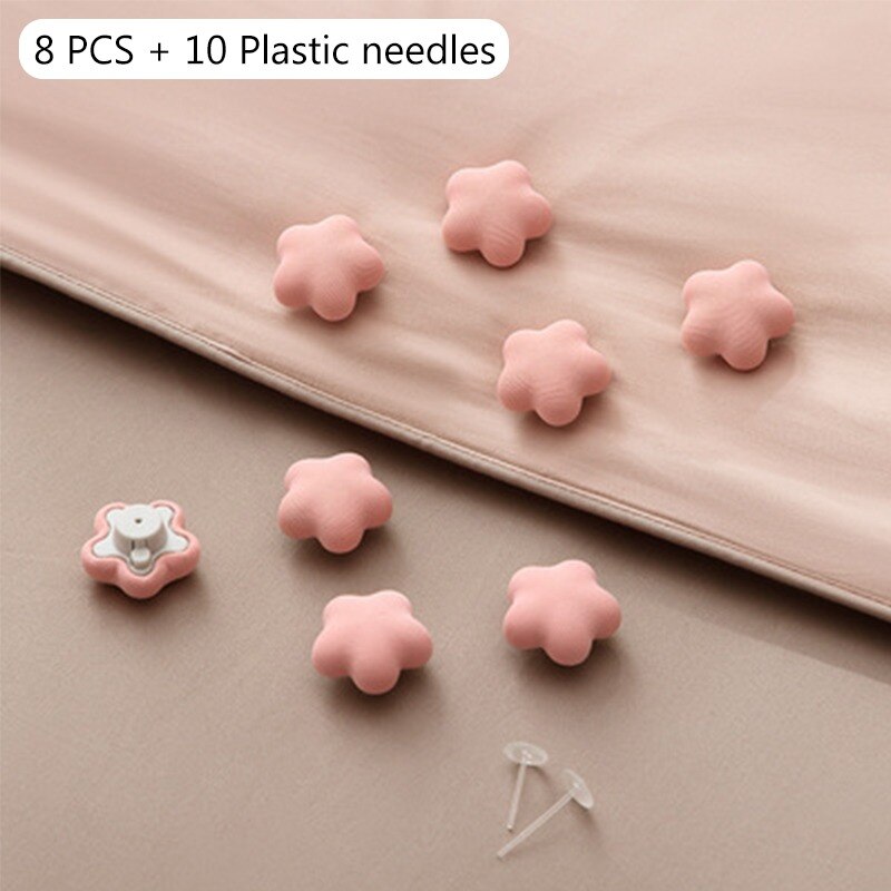 4/8 Stuks Panda Quilt Stand Antislip Nordic Clips Voor Laken Deken Clip Wasknijpers Covers sluiting Clip Houder: 8PCS  Set A