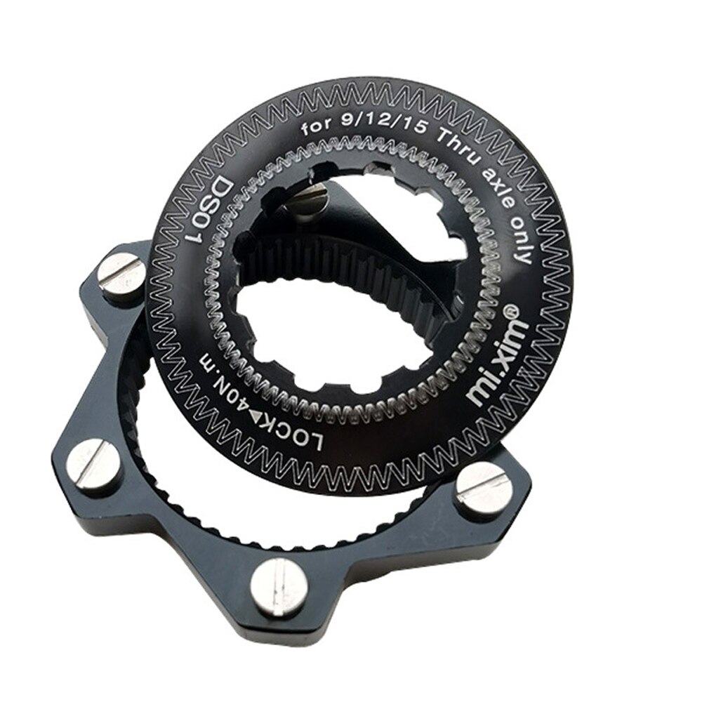 Centerlock 6-hole Adapter Center Lock Conversion 6 hole Brake Disc 6 Bolt: Black 